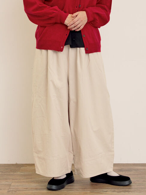 Samansa Mos2「[帯電防止裏地]裾切替バルーンパンツ《M/Lサイズ》」|その他|