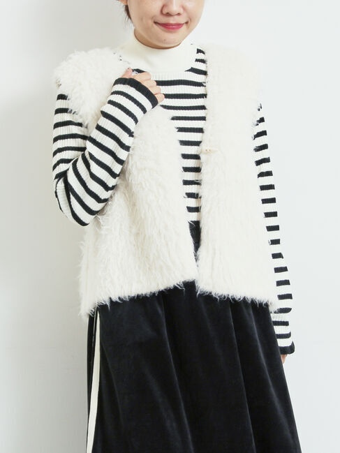 SM2「トグルニットベスト」|ダウンベスト・ベスト|