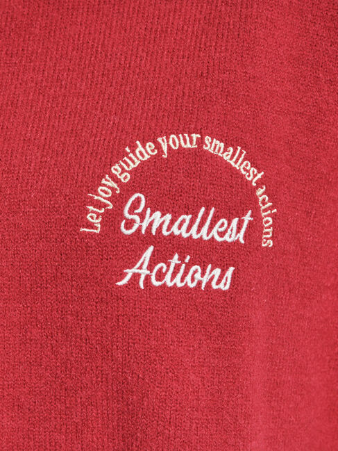 SM2「ロゴ刺繍ニットプルオーバー」|ニット・セーター|