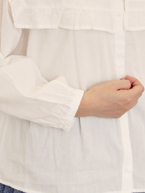 Samansa Mos2「ビッグカラーブラウス」|シャツ・ブラウス|