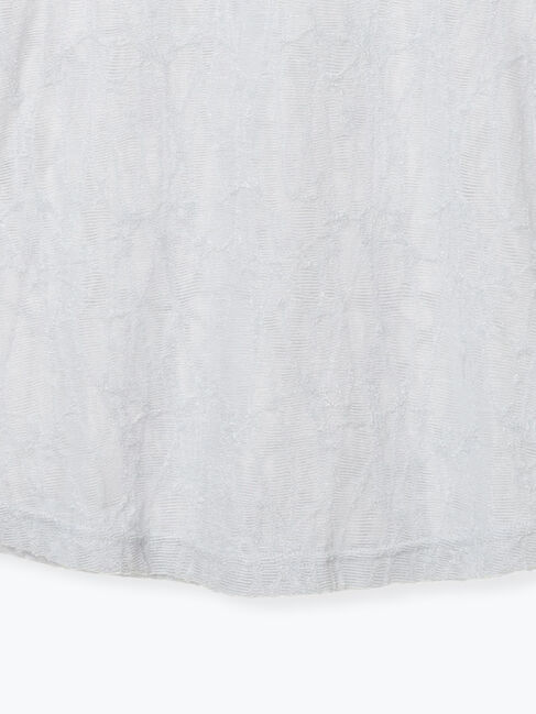 Samansa Mos2 blue「シアージャガードロゴ入りプルオーバー」|Tシャツ・カットソー|