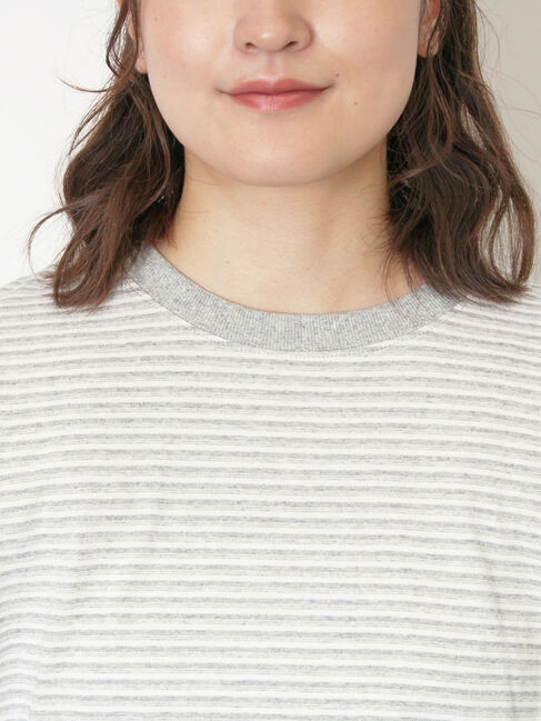 Samansa Mos2「天竺ベーシックロンT」|Tシャツ・カットソー|