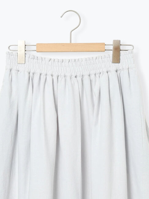 Samansa Mos2「裾モチーフ刺繍ギャザースカート」|スカート|