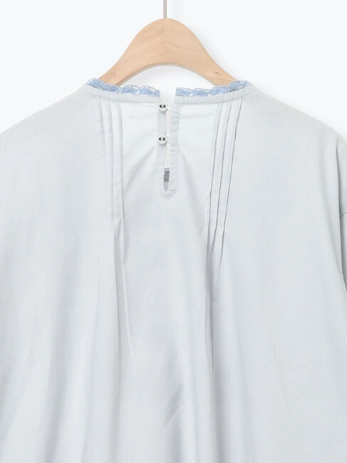 Samansa Mos2「胸元モチーフ刺繍レースブラウス」|シャツ・ブラウス|