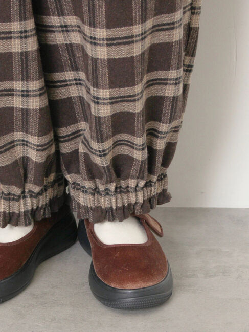 Samansa Mos2「【帯電防止裏地】ヘリンボーンバルーンパンツ《M/Lサイズ》」|その他|