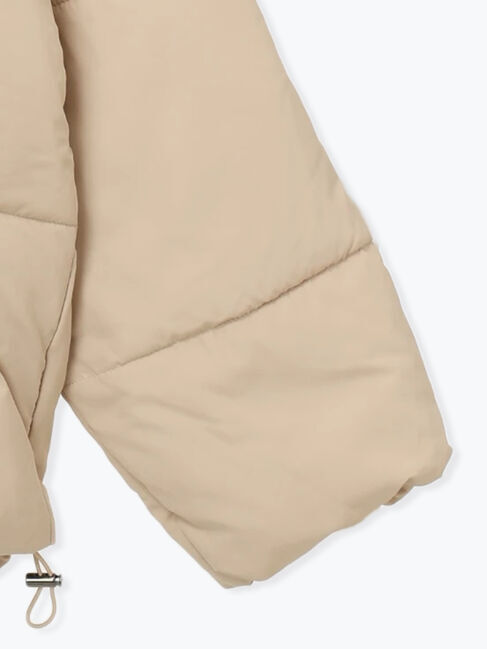 Samansa Mos2 blue「裾ラウンド中綿ブルゾン」|ブルゾン・スタジャン|