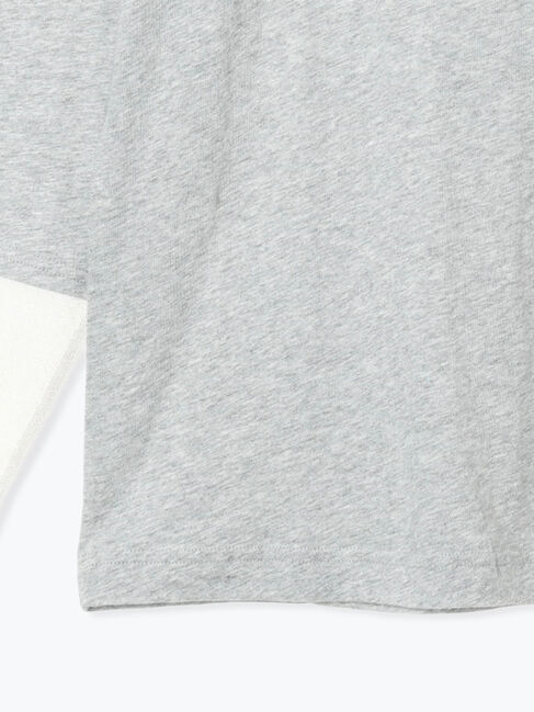 Samansa Mos2「ドットチュール切り替えカットソー」|Tシャツ・カットソー|