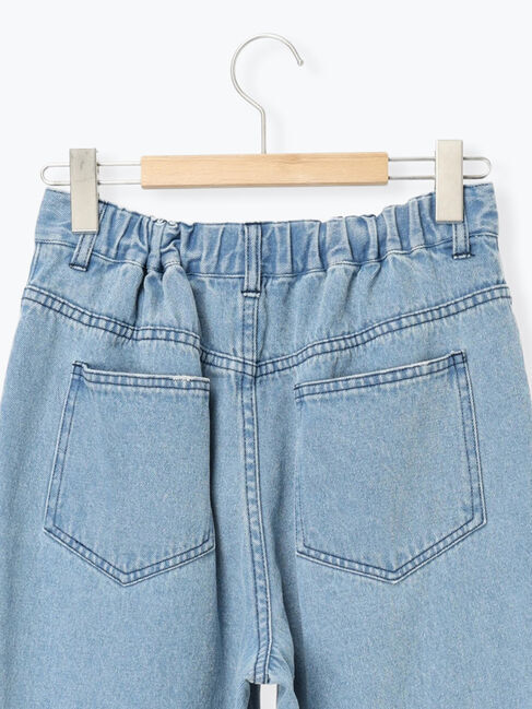 Samansa Mos2「【オーガニックコットン】デニムフレアパンツ」|その他|