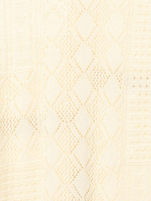 Samansa Mos2「前後2WAYパッチワークニットベスト」|ダウンベスト・ベスト|