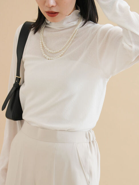 sm2rhythm「シアープルオーバー」|Tシャツ・カットソー|