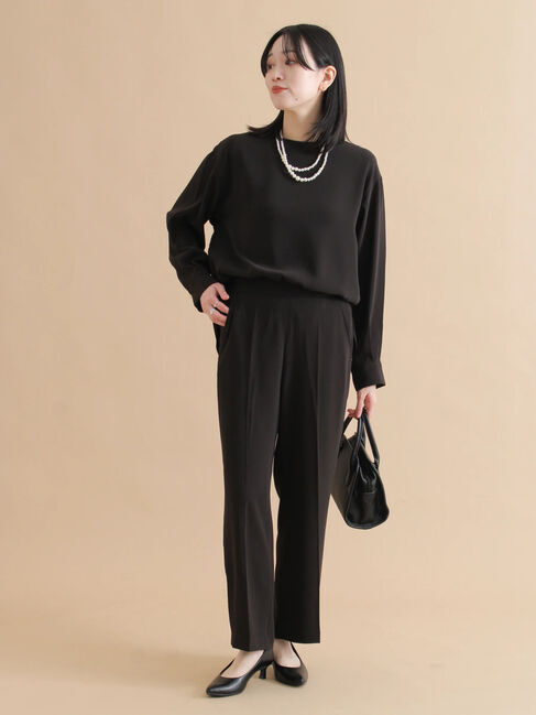 sm2rhythm「ノーカラーブラウス」|シャツ・ブラウス|