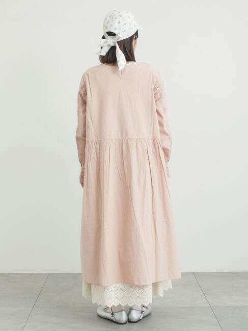 Samansa Mos2「ローズ柄レーススクエアネックワンピース」|ワンピース|