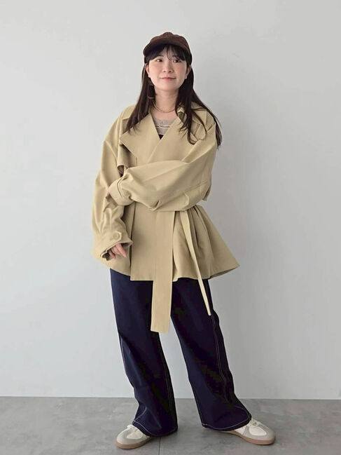 Samansa Mos2「フレアライントレンチコート」|その他|