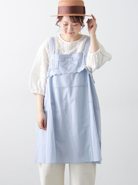 Samansa Mos2「カットワーク刺繍キャミチュニック」|シャツ・ブラウス|