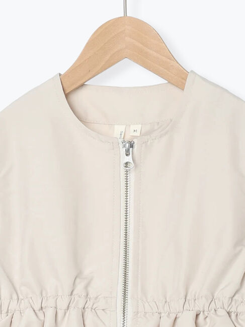 Samansa Mos2 Lagom「【撥水】ティアードブルゾン」|ブルゾン・スタジャン|