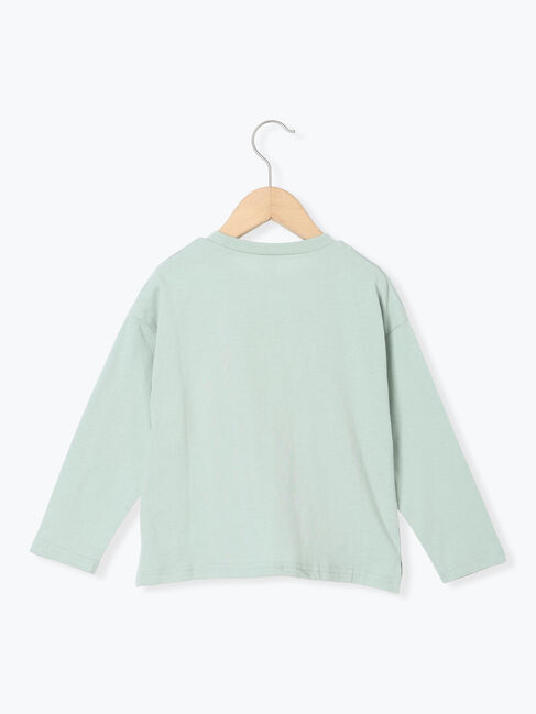 Samansa Mos2 Lagom「スクールバスさがら刺繍ロンT」|Tシャツ・カットソー|