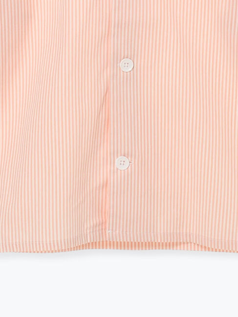 Samansa Mos2 Lagom「【140・150】ストライプ柄セーラーカラーシャツ(セットアップ可)」|シャツ・ブラウス|