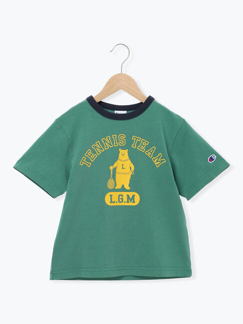 Samansa Mos2 Lagom「【champion】リンガーTシャツ」|Tシャツ・カットソー|グリーン