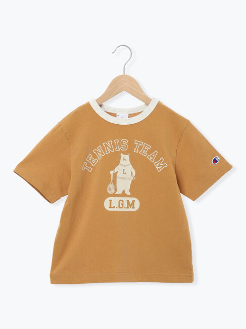 Samansa Mos2 Lagom「【champion】リンガーTシャツ」|Tシャツ・カットソー|モカ