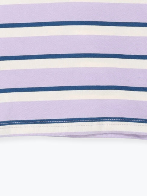 Samansa Mos2 Lagom「ダックスフント刺繍ボーダーロンT」|Tシャツ・カットソー|