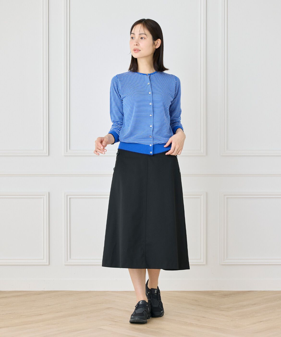 DAY by DAY it&rsquo;s international「フロントボタンAラインスカート」|台形|