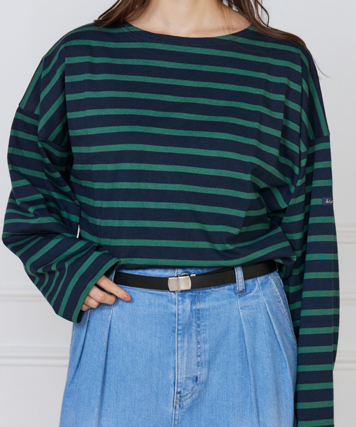 INED「レザーガチャベルト《LEFIJE》」|ベルト|ブラック