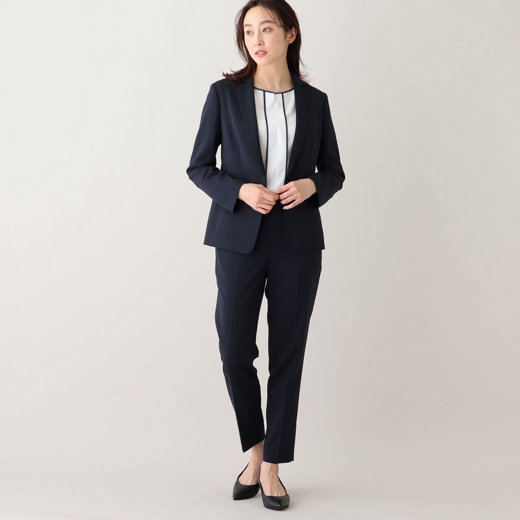 UNTITLED「【軽くて快適！】ウール混 ストレッチテーラードジャケット」|テーラードジャケット|