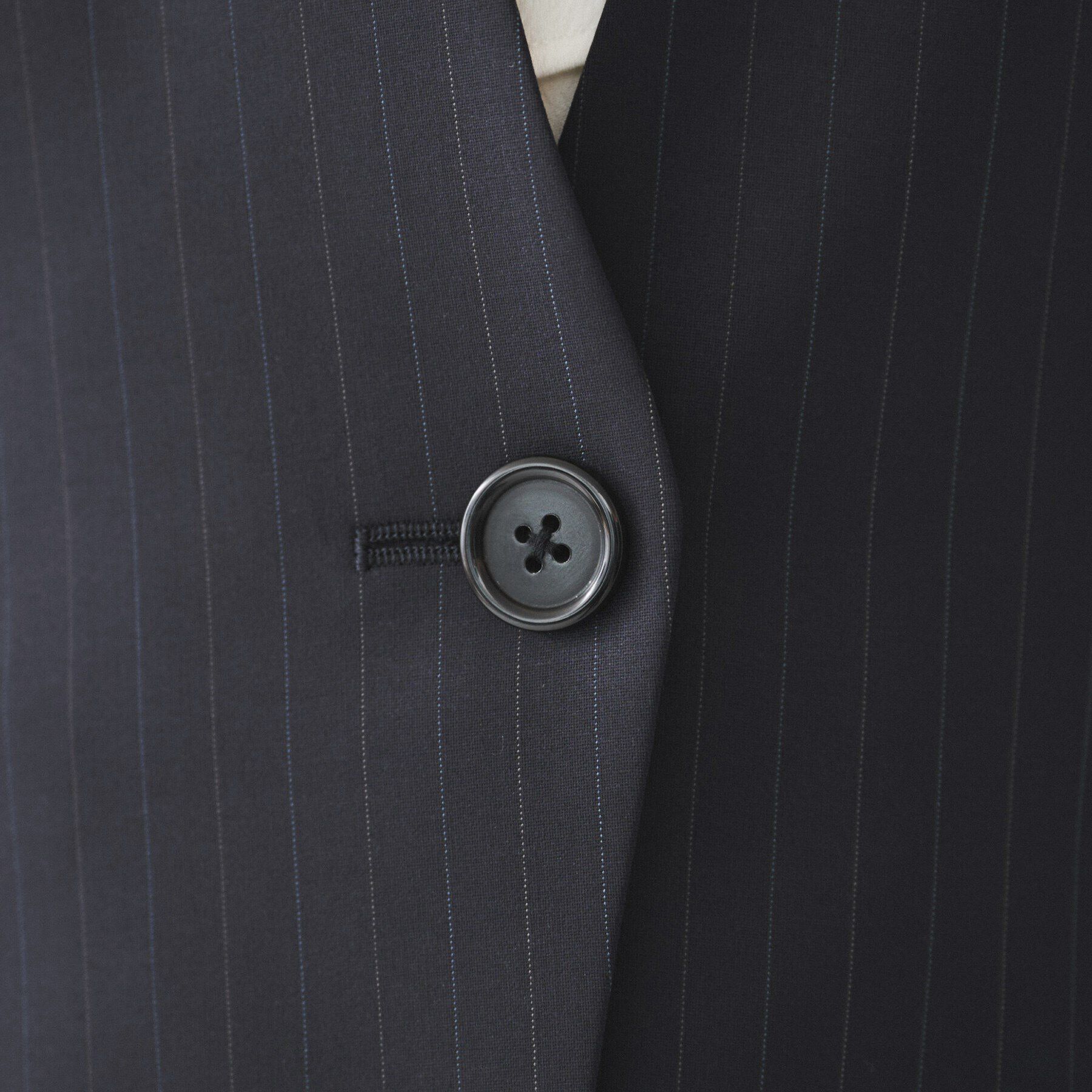 UNTITLED「【通勤スーツ】ウーステッド カラーレスジャケット」|ノーカラージャケット|