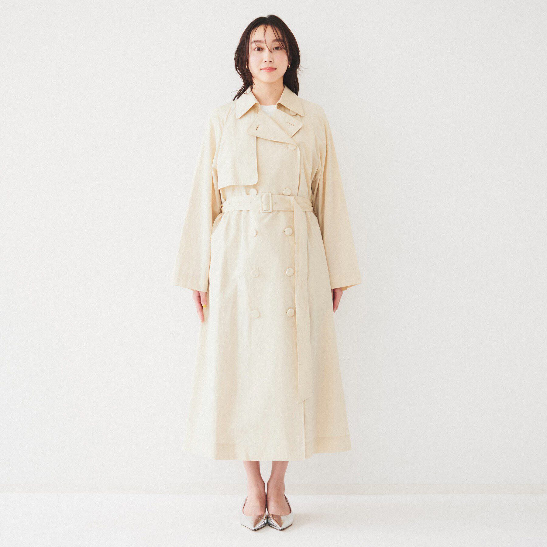 UNTITLED「ライトコットン トレンチコート」|トレンチコート|