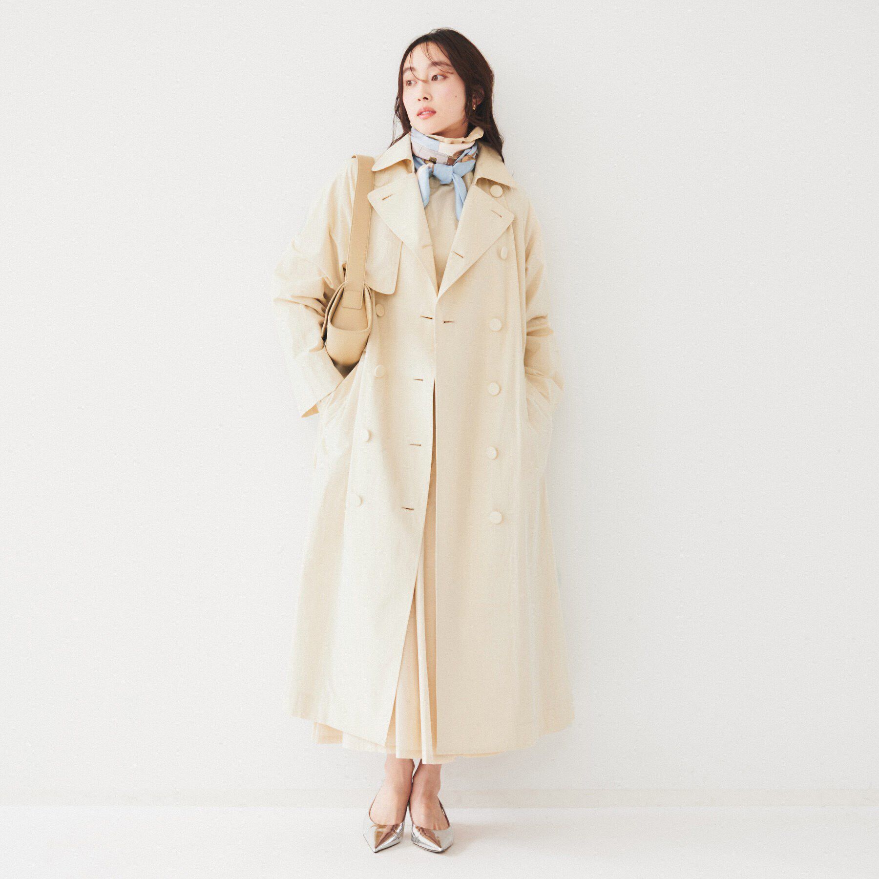 UNTITLED「ライトコットン トレンチコート」|トレンチコート|