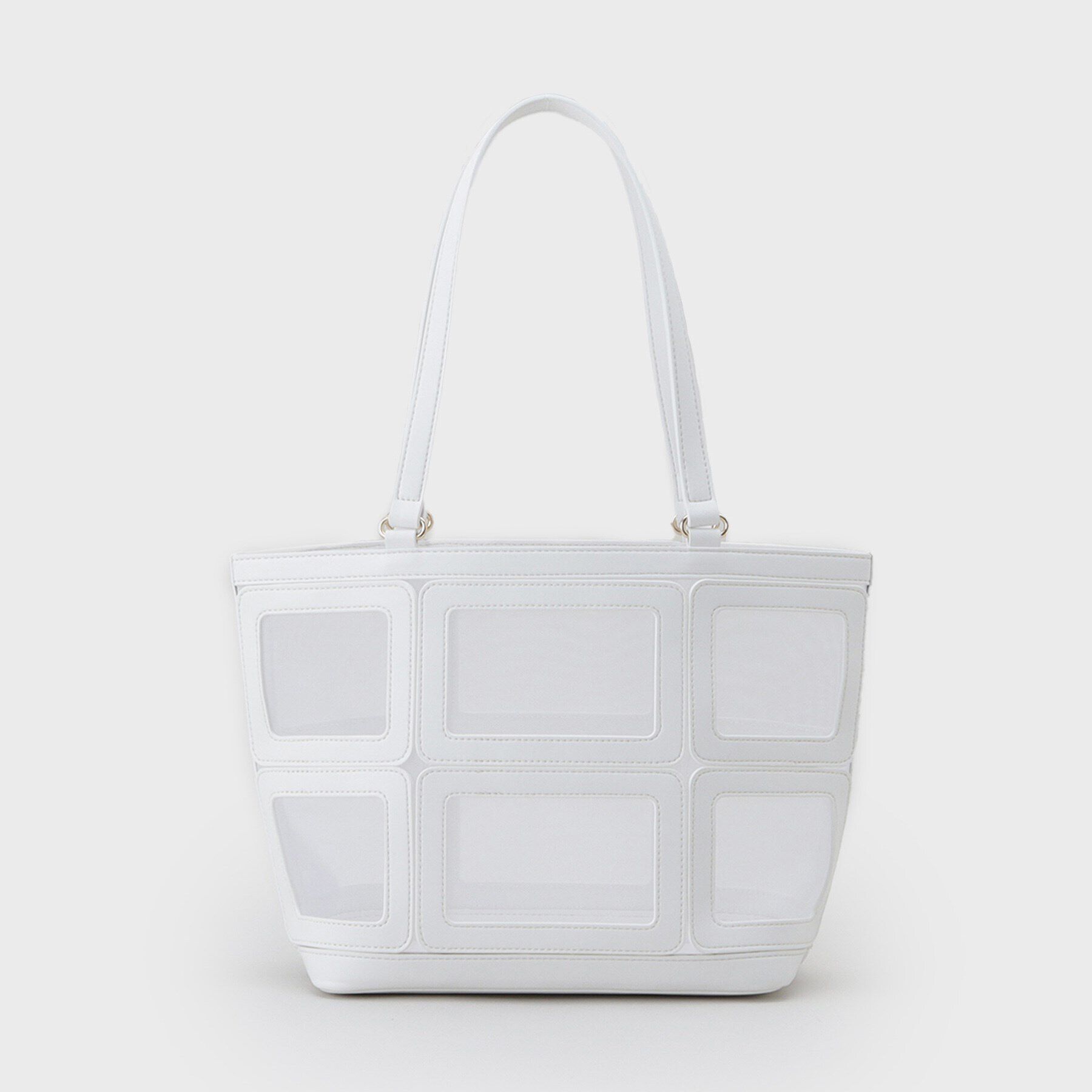 UNTITLED「チュールカットワークトート」|トートバッグ|