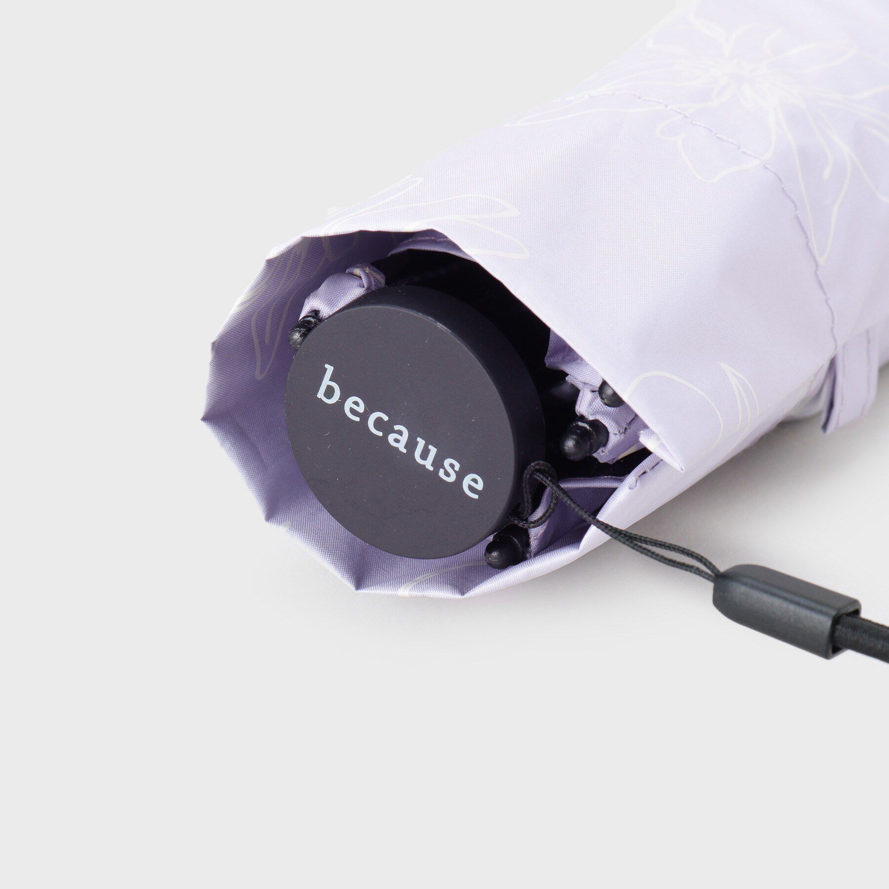 UNTITLED「【遮熱・折り畳み】becauseスーパーライトラインフラワーミニ」|傘|