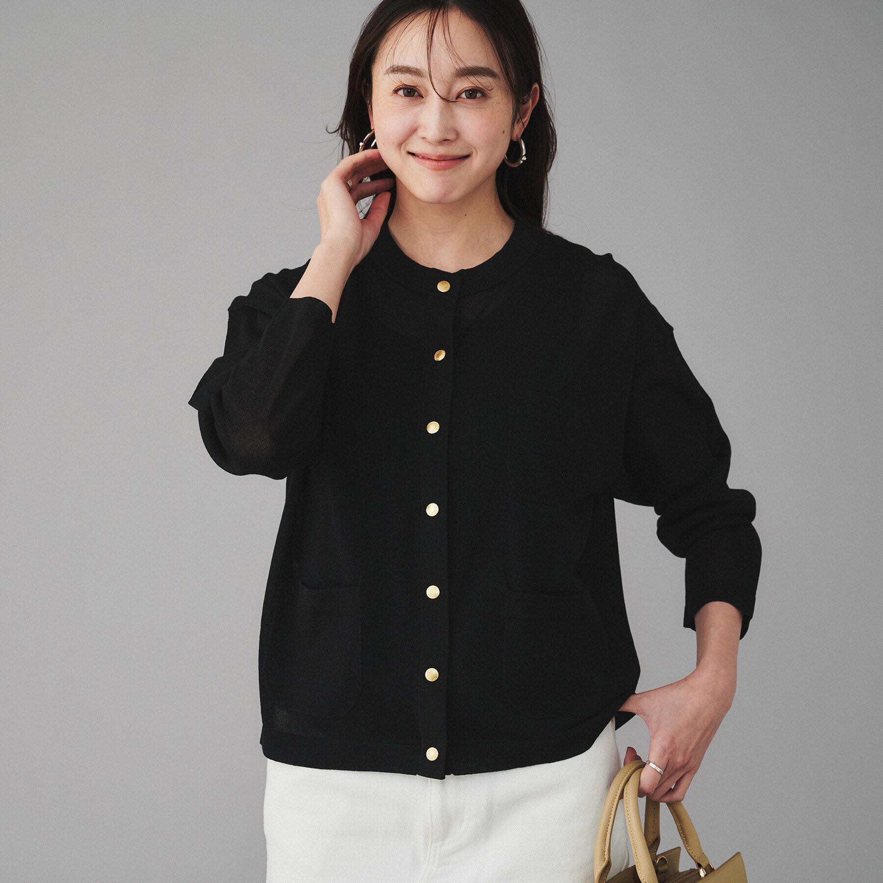 UNTITLED「【 TRADITIONAL WEATHERWEAR 】ARKLEY KNIT シアーカーディガン」|カーディガン|