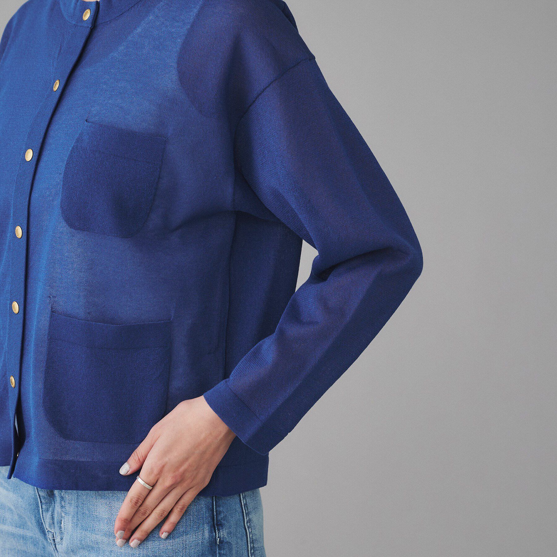 UNTITLED「【 TRADITIONAL WEATHERWEAR 】ARKLEY KNIT シアーカーディガン」|カーディガン|