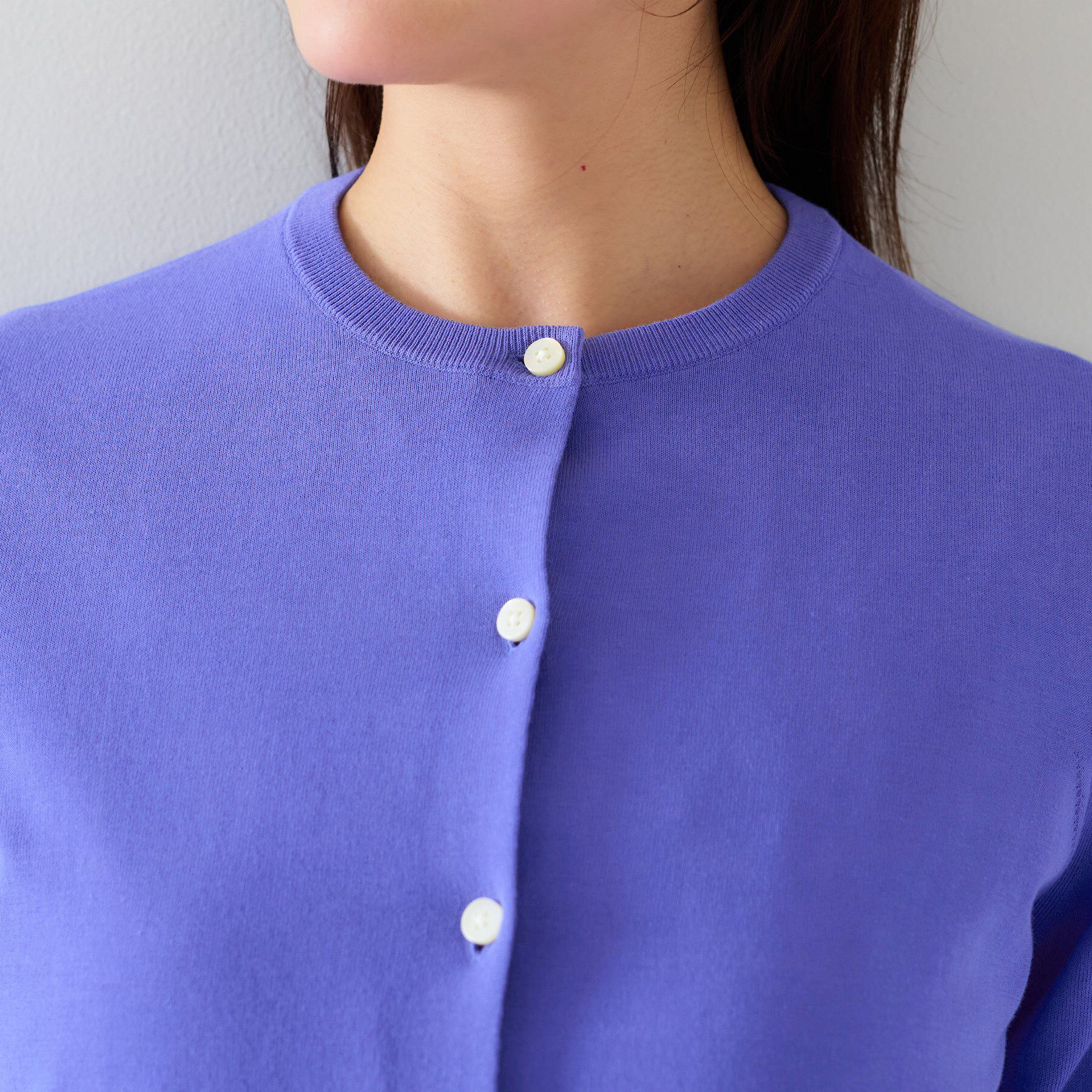 UNTITLED「【11色展開/コットン100/アンサンブル可能】クルーカーディガン」|カーディガン|