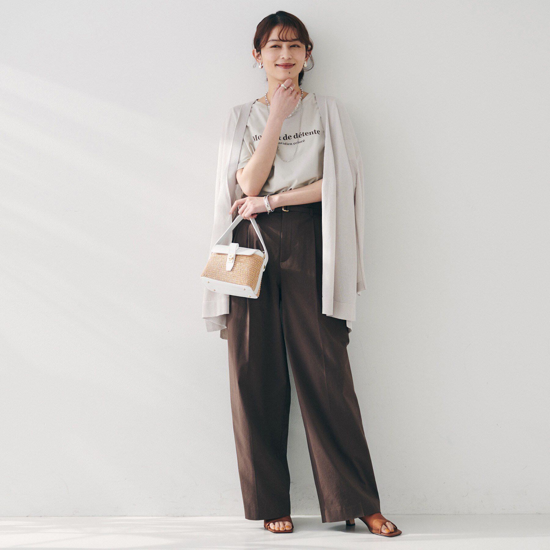 UNTITLED「【洗える】ロゴTシャツ」|Tシャツ・カットソー|