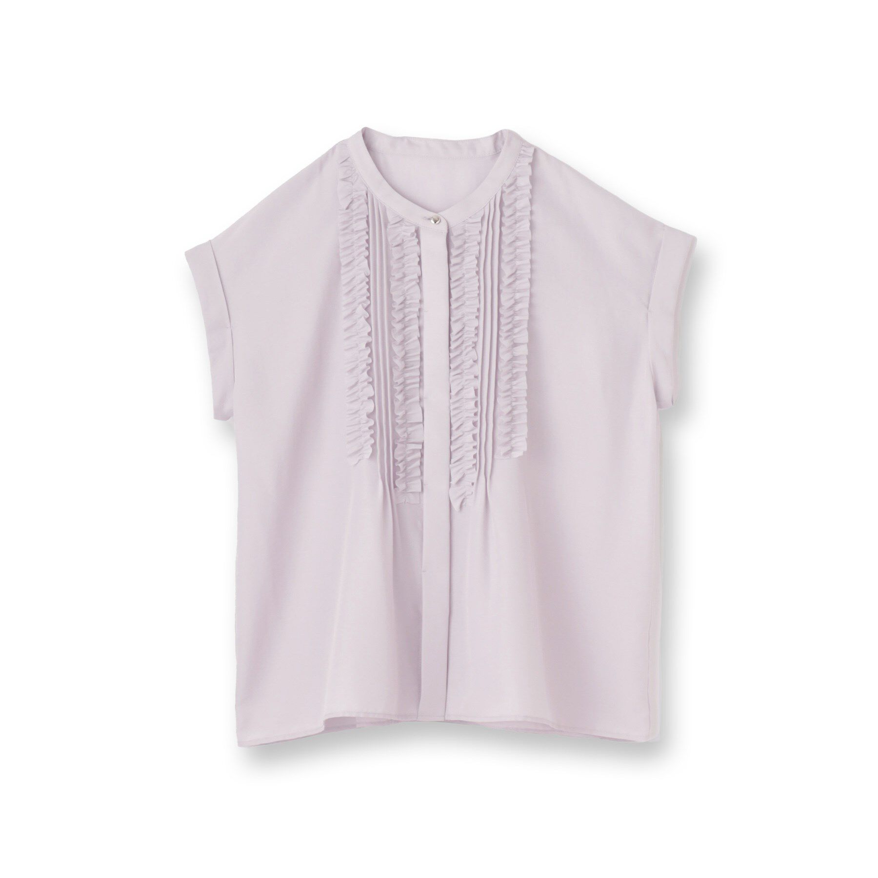 UNTITLED「【吸水速乾/UVケア】フィブリルフリルブラウス」|シャツ・ブラウス|