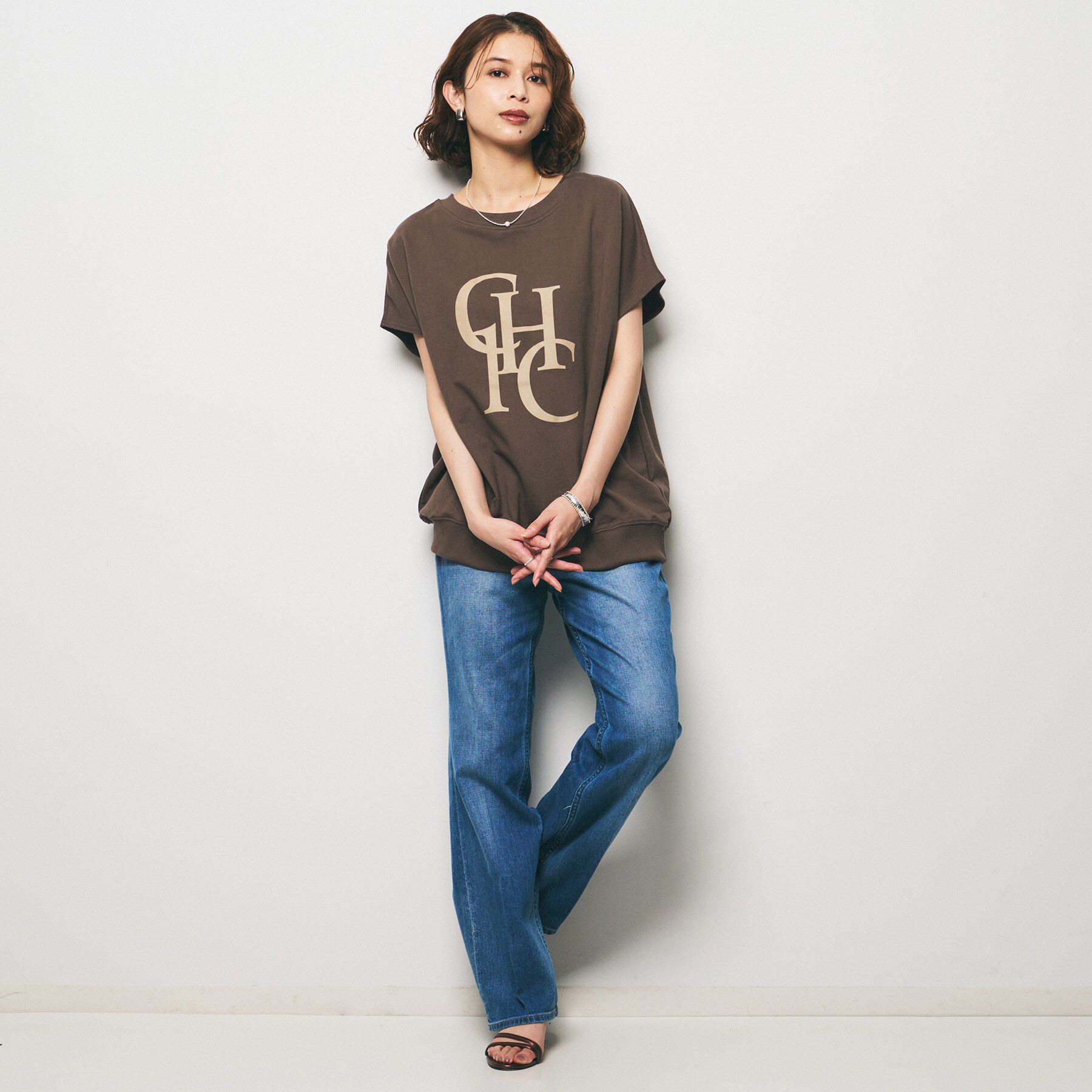 UNTITLED「【CHIGNON】別注 ミニ裏毛フレンチスリーブプルオーバー」|Tシャツ・カットソー|