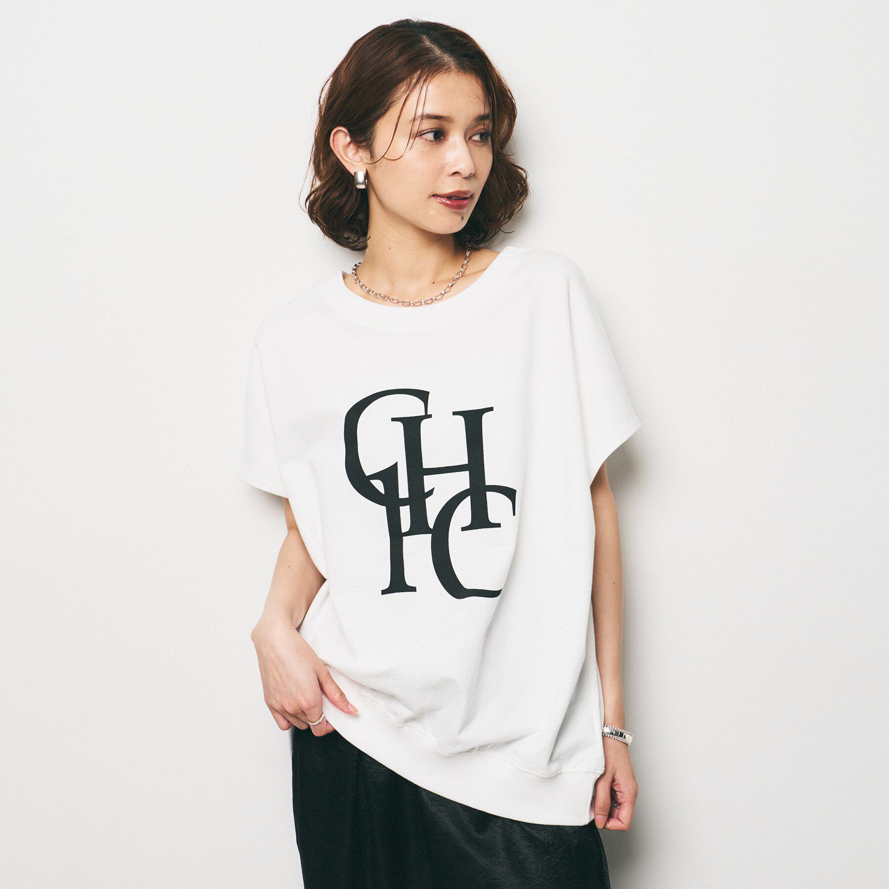 UNTITLED「【CHIGNON】別注 ミニ裏毛フレンチスリーブプルオーバー」|Tシャツ・カットソー|