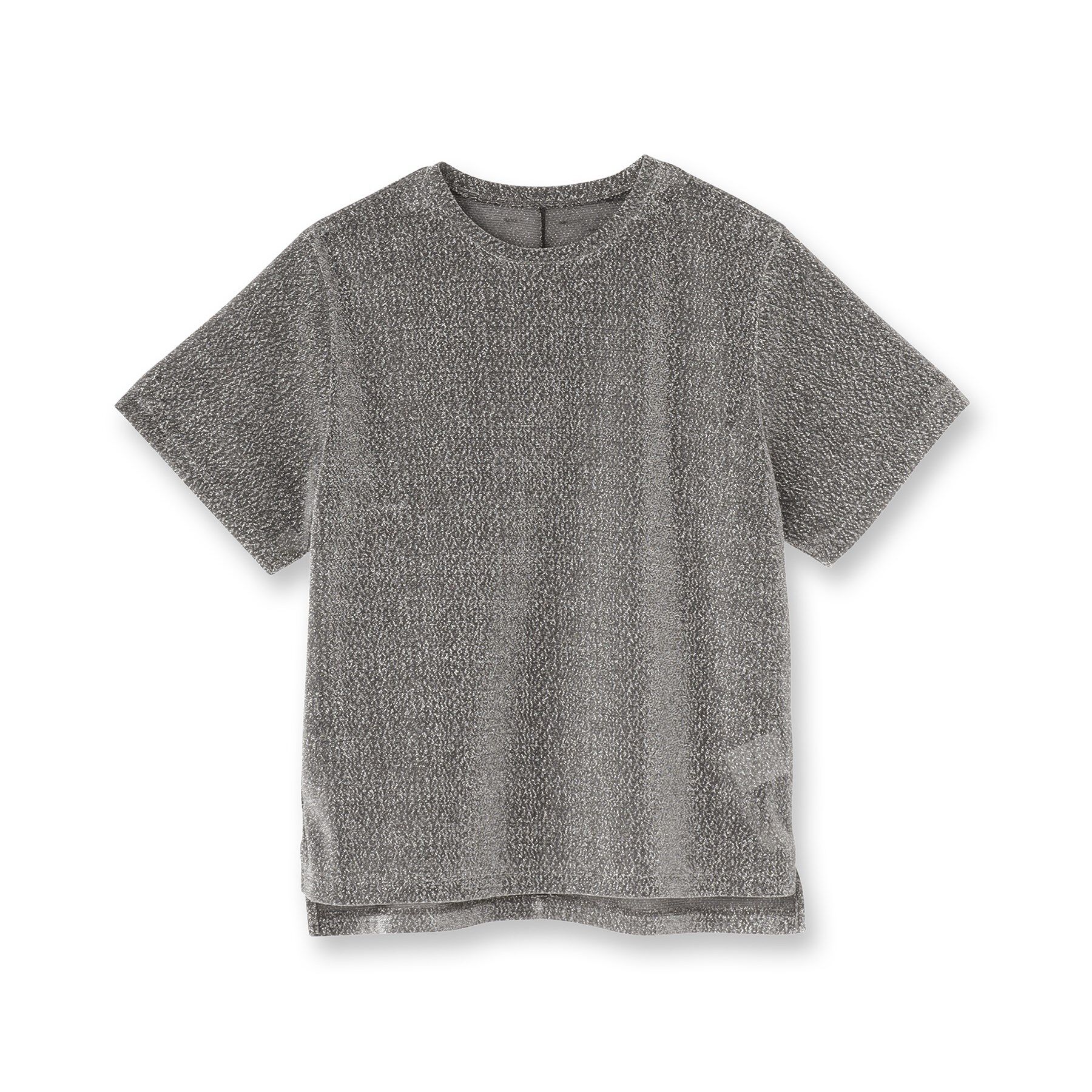 UNTITLED「【洗える】ラメシアーTシャツ」|Tシャツ・カットソー|