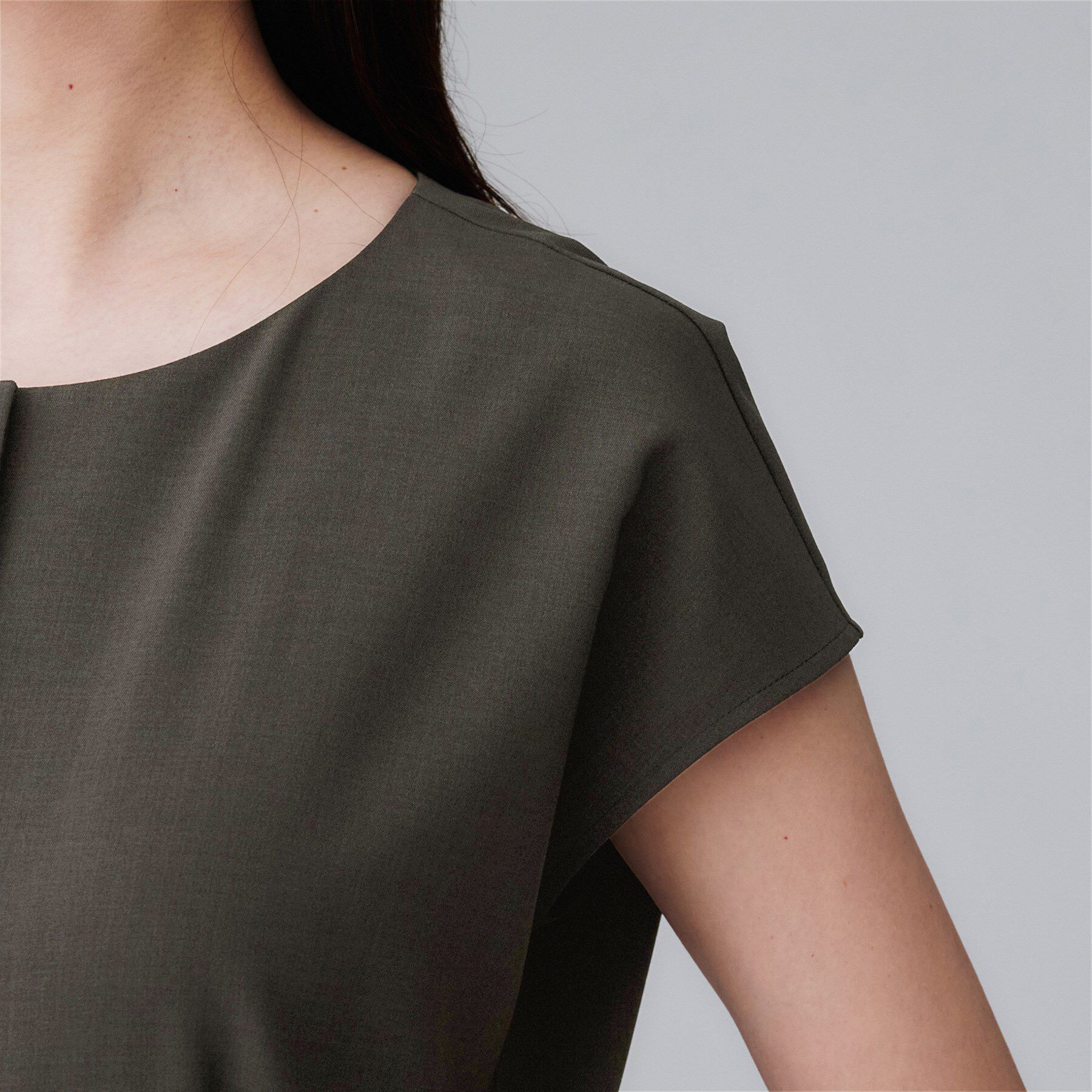 UNTITLED「【きれいめ/オールインワン】梳毛調合繊コンビネゾン」|オールインワン|