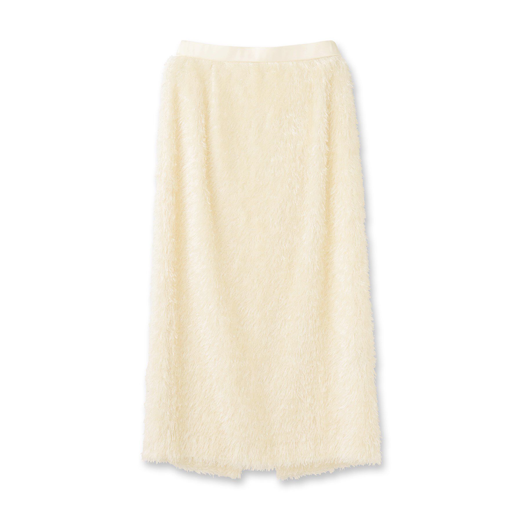 UNTITLED「【後ろウエストゴム/洗える/タイト】シャギーナロースカート」|スカート|
