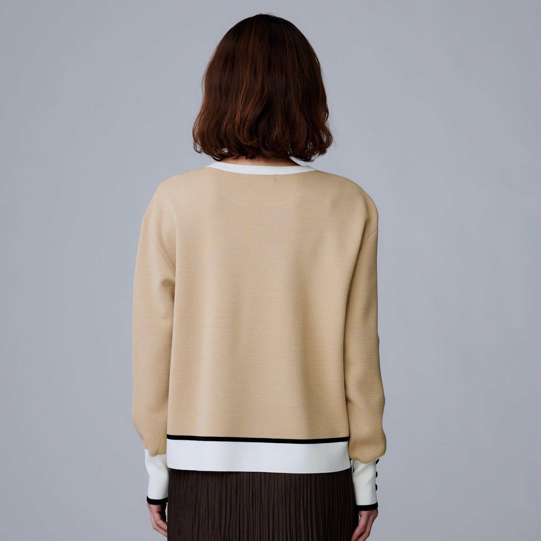 UNTITLED「【アンサンブル可/洗える】ウールミラノリブニット」|ニット・セーター|