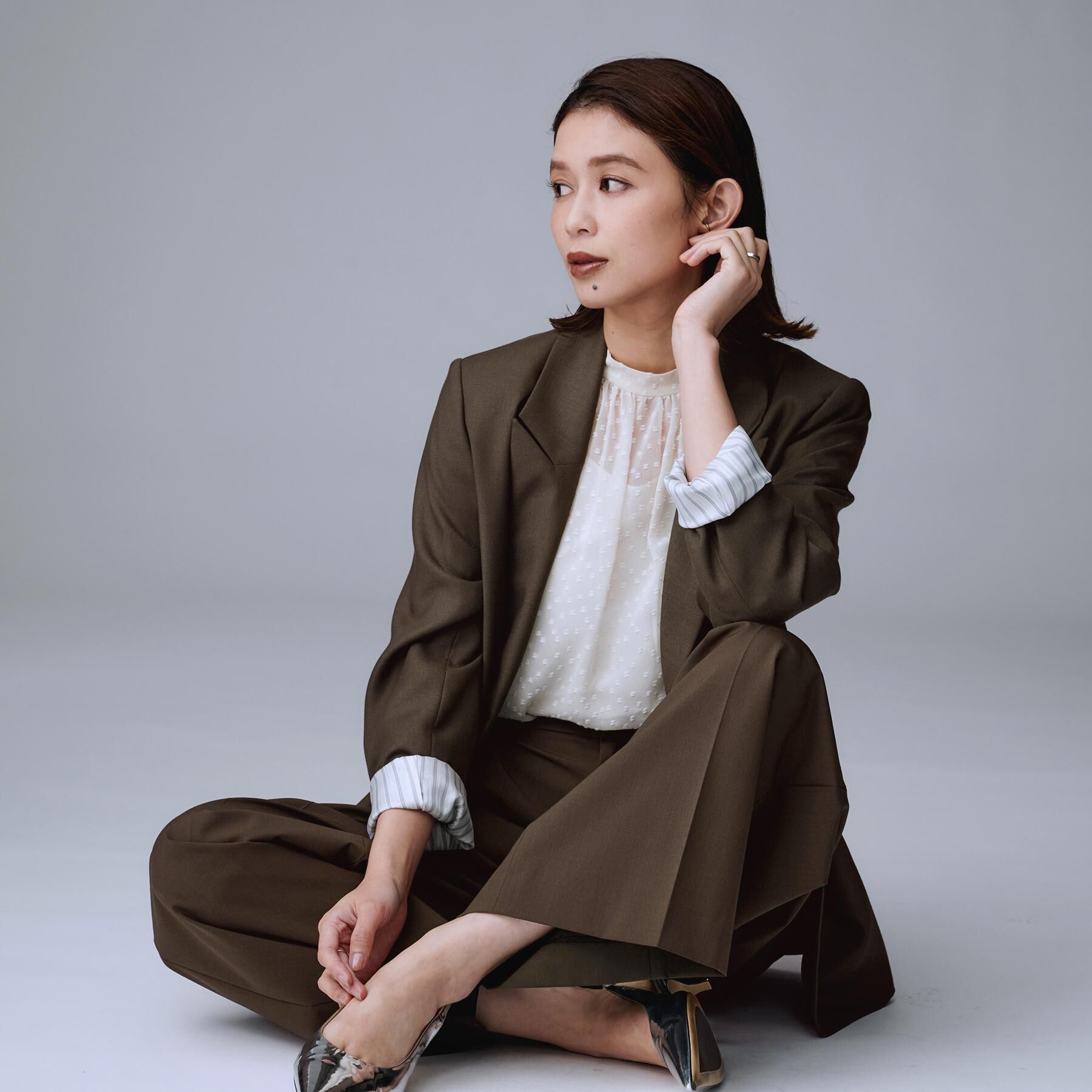 UNTITLED「【セットアップ可】ウールライク ダブルブレストジャケット」|テーラードジャケット|