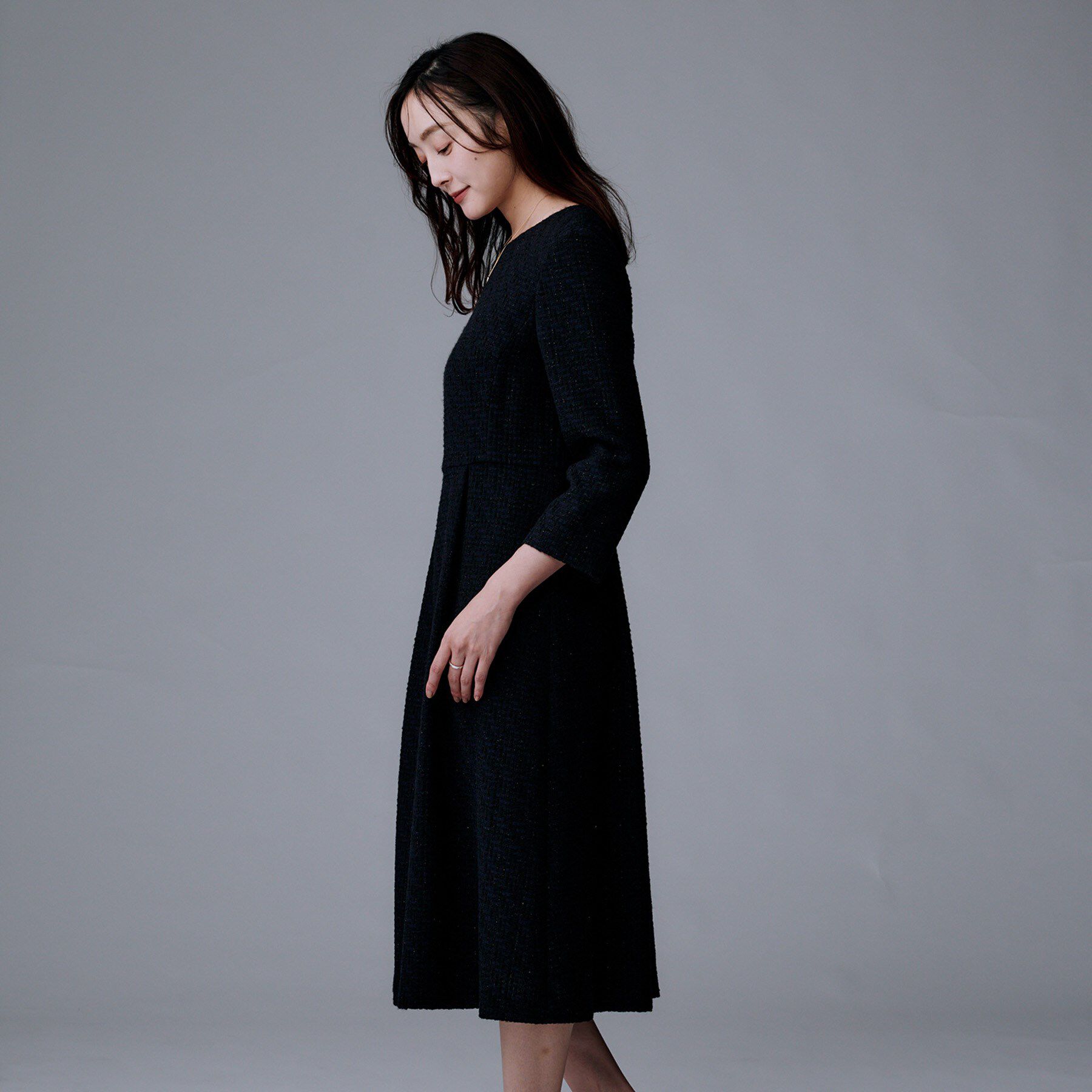 UNTITLED「【セットアップ可能/きれいめ】ツイードワンピース」|ワンピース|