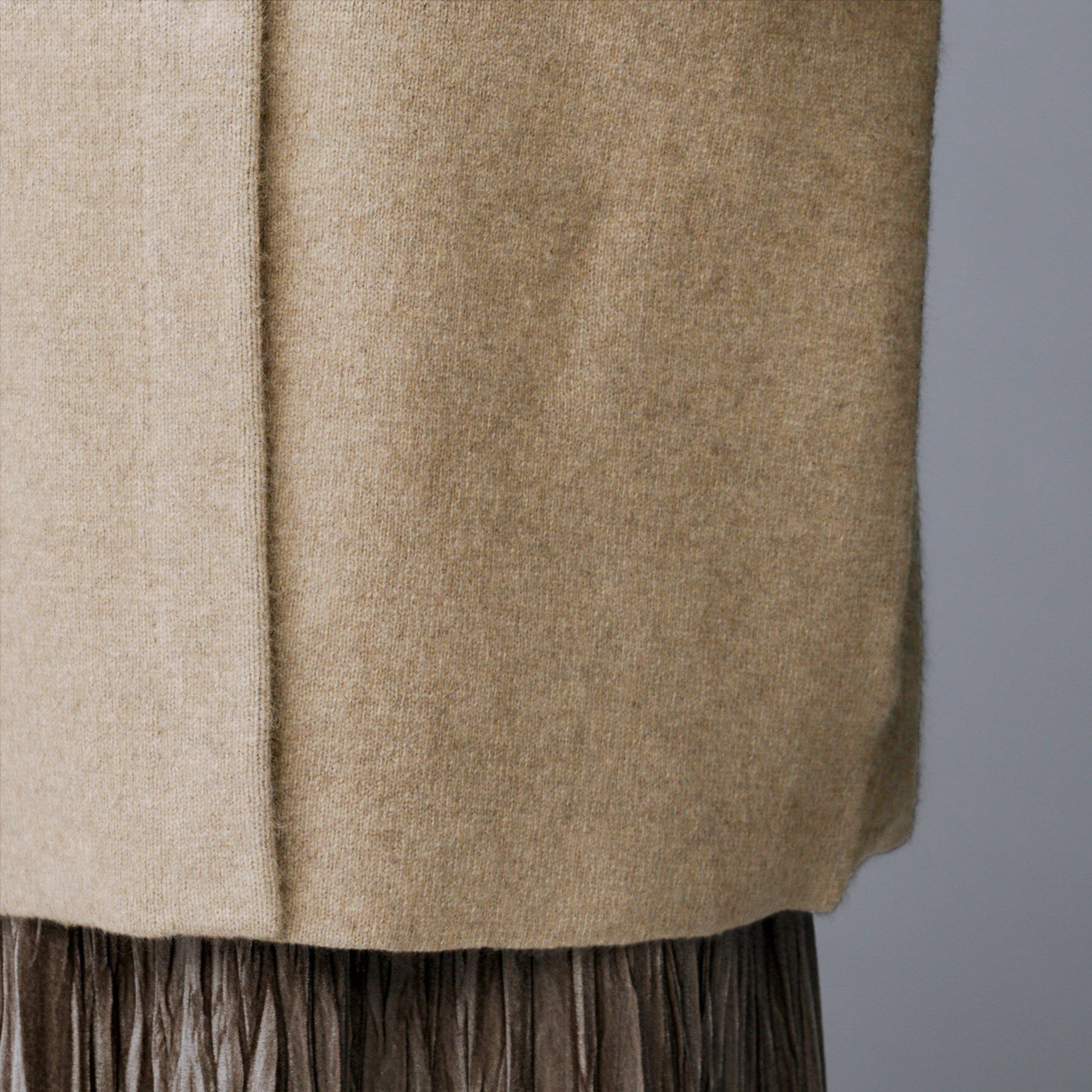 UNTITLED「【軽アウター/ミドル丈】ウールニットコーディガン」|カーディガン|