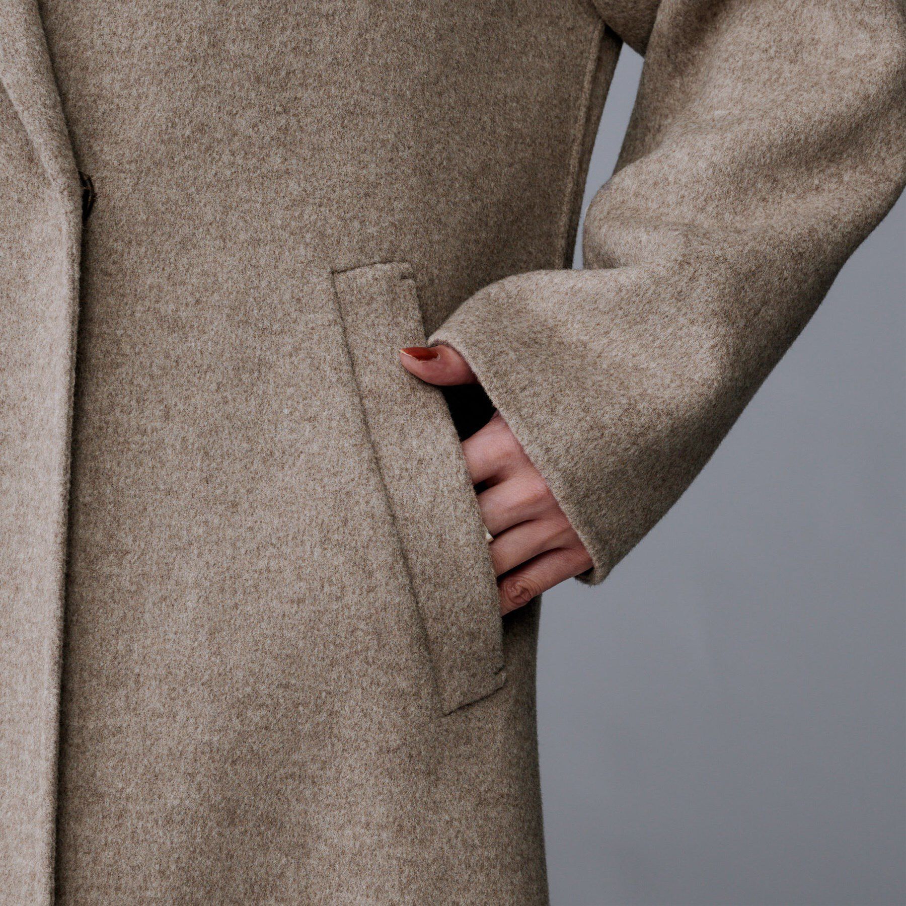 UNTITLED「【ロング丈/軽やか】テーラード　リバーコート」|チェスターコート|