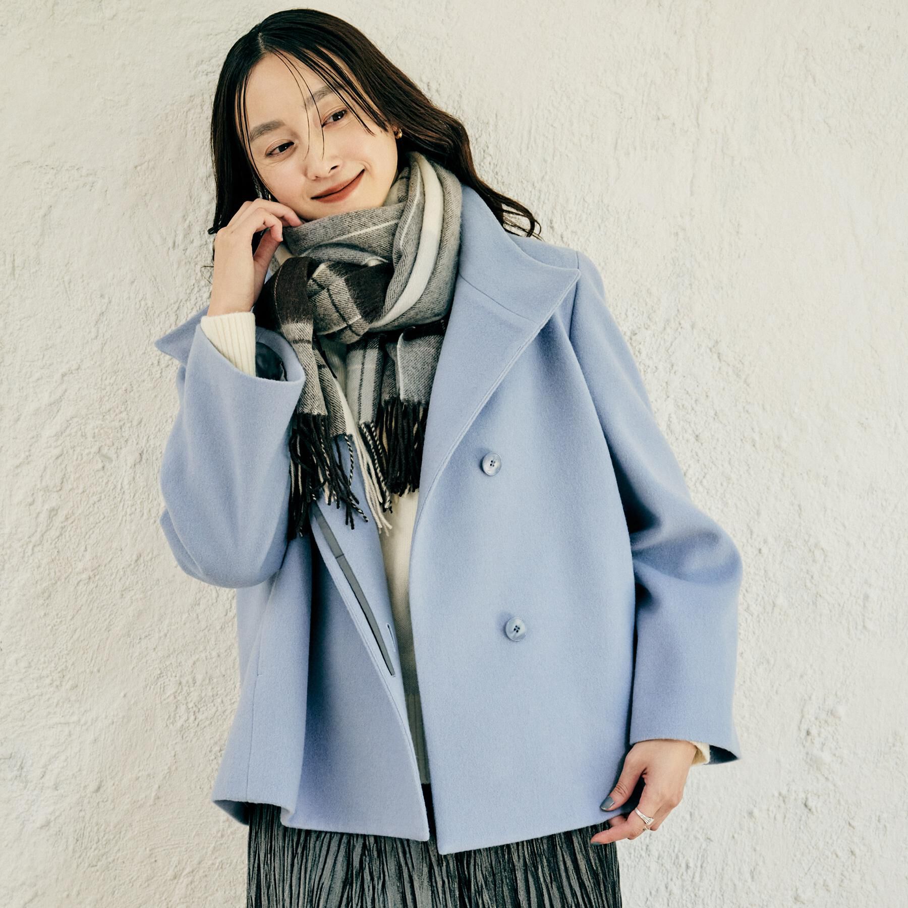 UNTITLED「【着回しが効く／オンオフアウター】ウールショートコート」|その他|