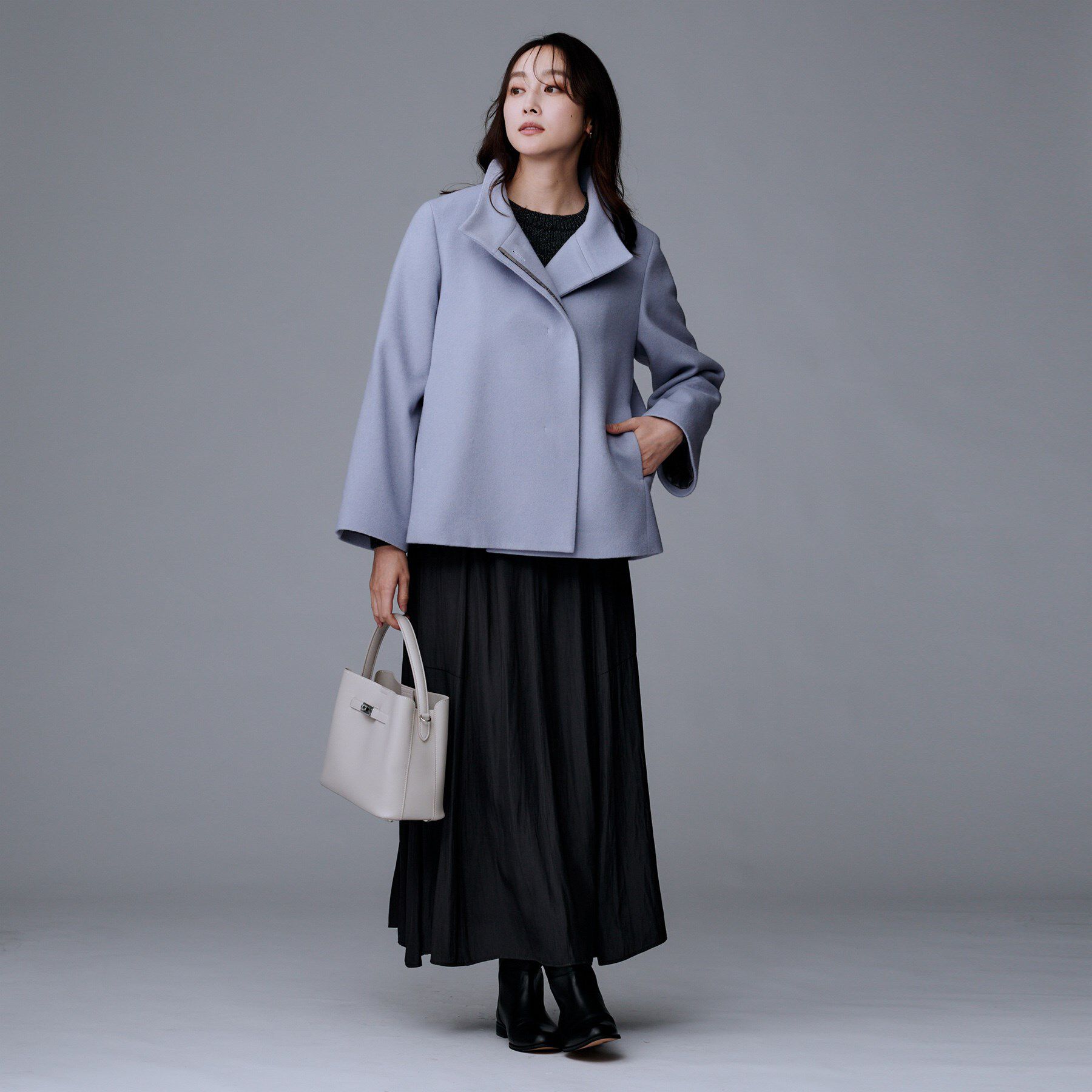 UNTITLED「【着回しが効く／オンオフアウター】ウールショートコート」|その他|