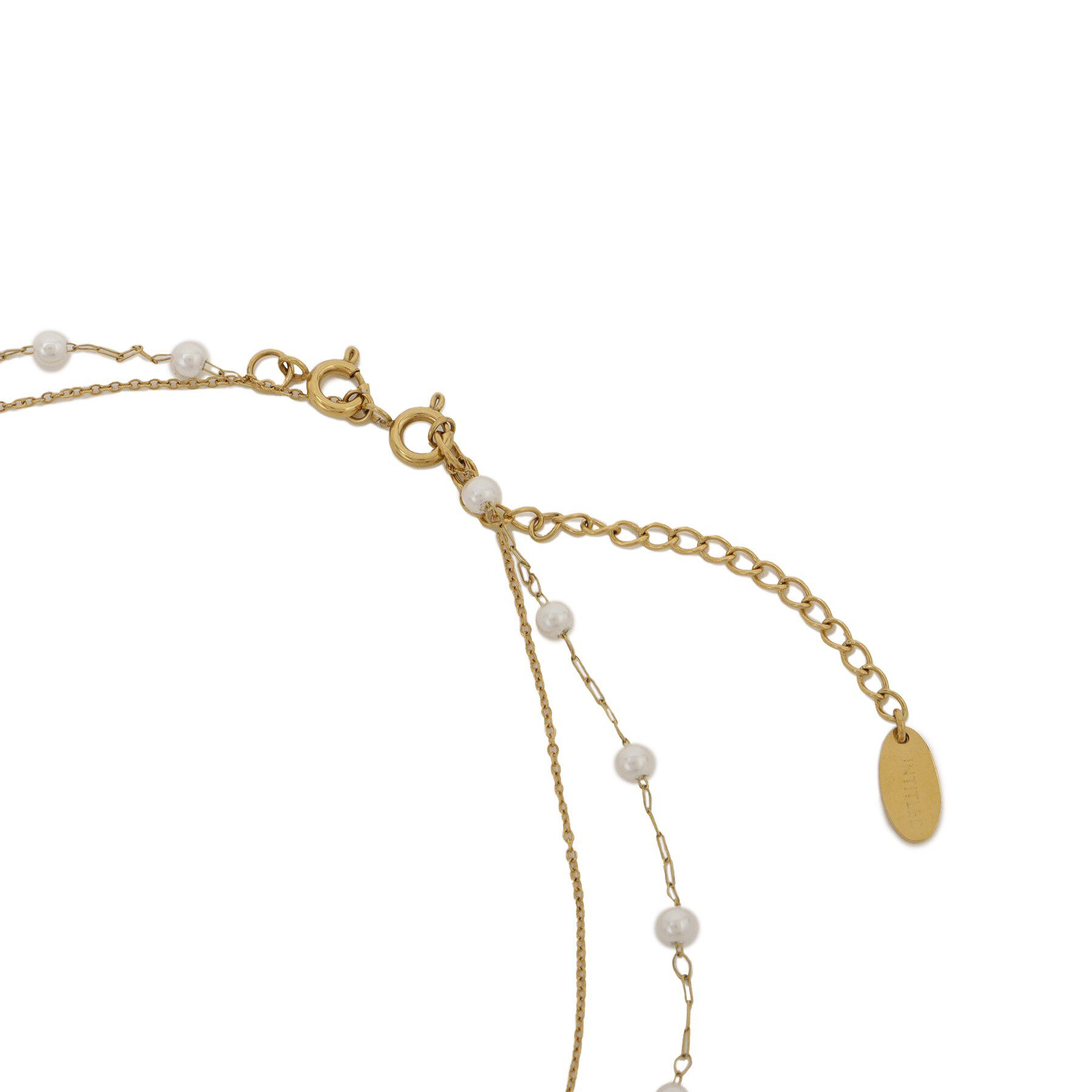 UNTITLED「【ステンレス】MIXレイヤードチェーンネックレス」|ネックレス|